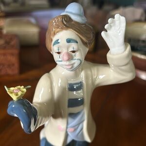 Collectible Clown Figurine 8”